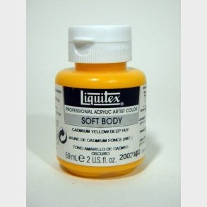 Liquitex - Akrylmaling - Soft Body - Cadmium Yellow Deep Hue 59 Ml