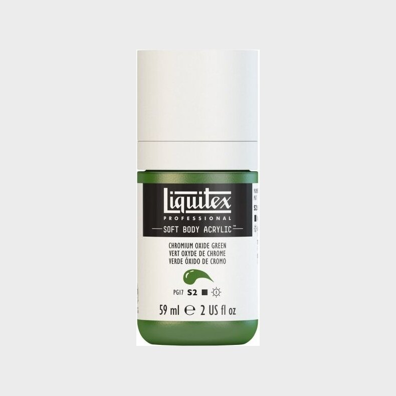 Liquitex - Akrylmaling - Soft Body - Chromium Oxide Green 59 Ml