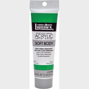 Liquitex - Akrylmaling - Soft Body - Light Green Permanent 59 Ml