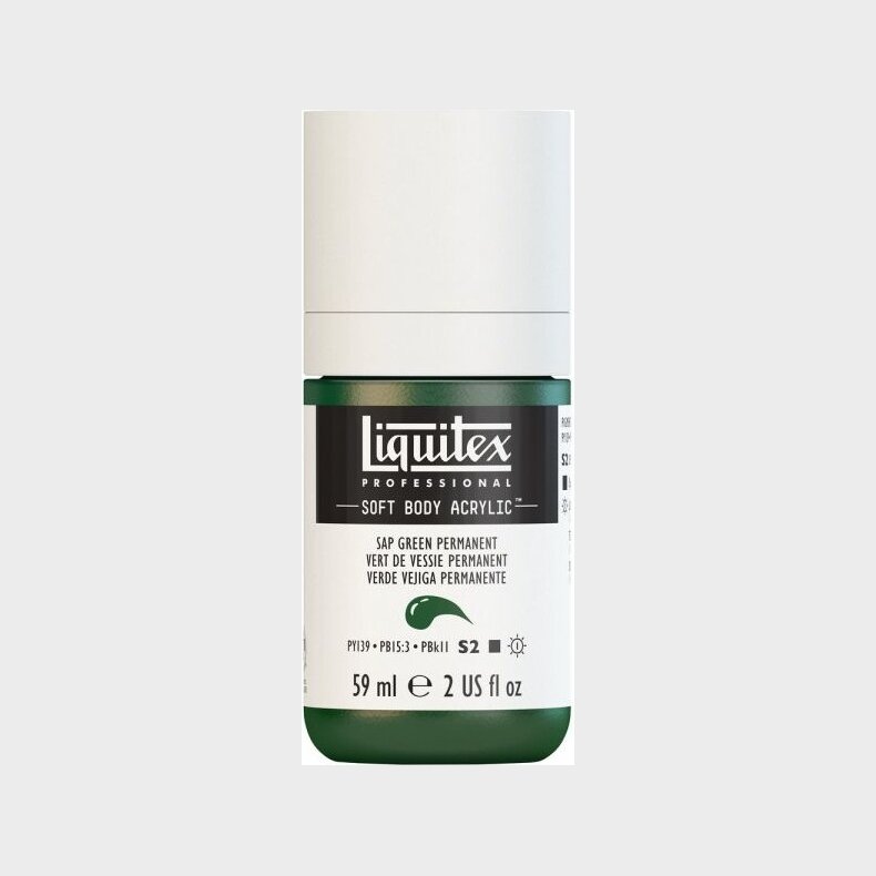 Liquitex - Akrylmaling - Soft Body - Sap Green Permanent 59 Ml