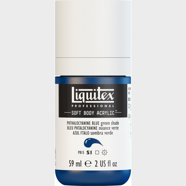 Liquitex - Akrylmaling - Phthalocyanine Blue - Green Shade 59 Ml