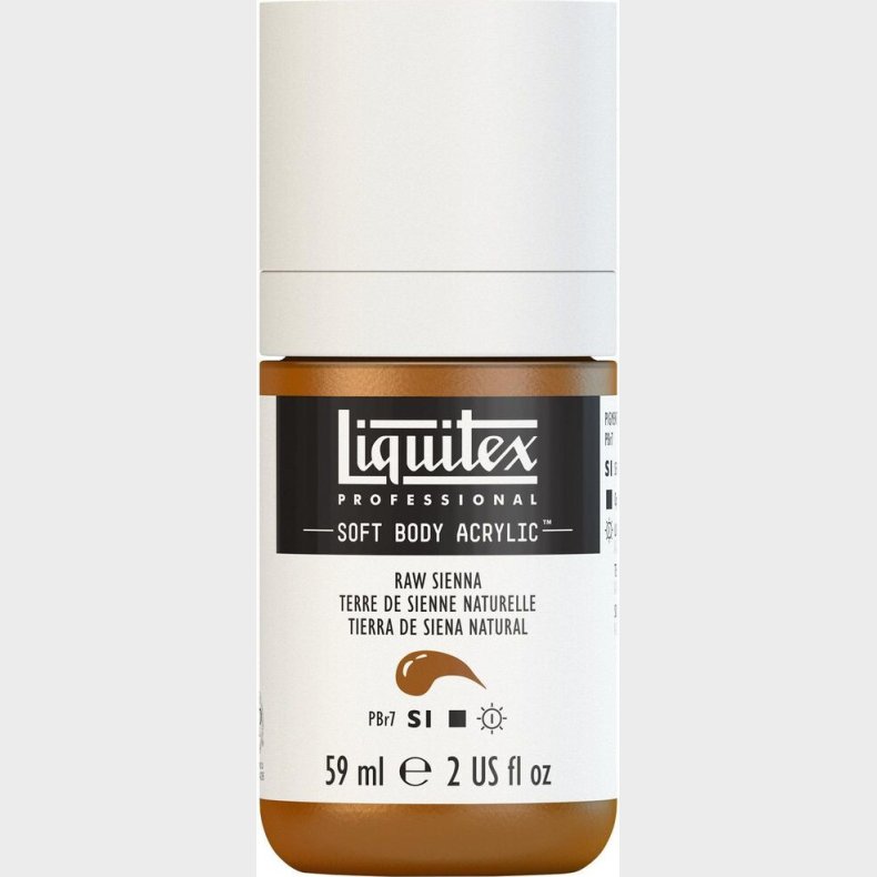 Liquitex - Akrylmaling - Soft Body - Raw Sienna 59 Ml