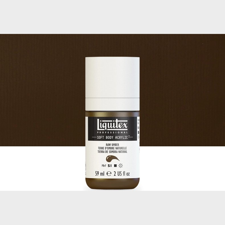 Liquitex - Akrylmaling - Soft Body - Raw Umber 59 Ml