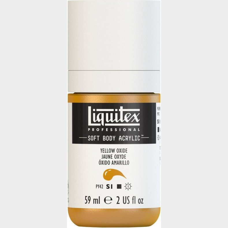 Liquitex - Akrylmaling - Soft Body - Yellow Oxide 59 Ml