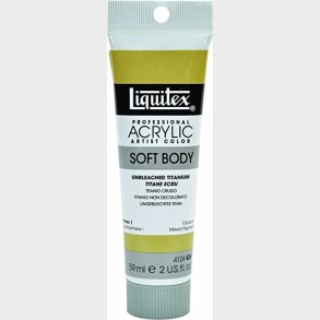 Liquitex - Akrylmaling - Soft Body - Unbleached Titanium 59 Ml