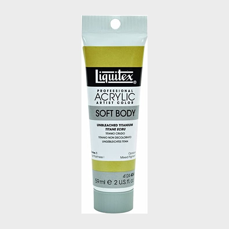 Liquitex - Akrylmaling - Soft Body - Unbleached Titanium 59 Ml