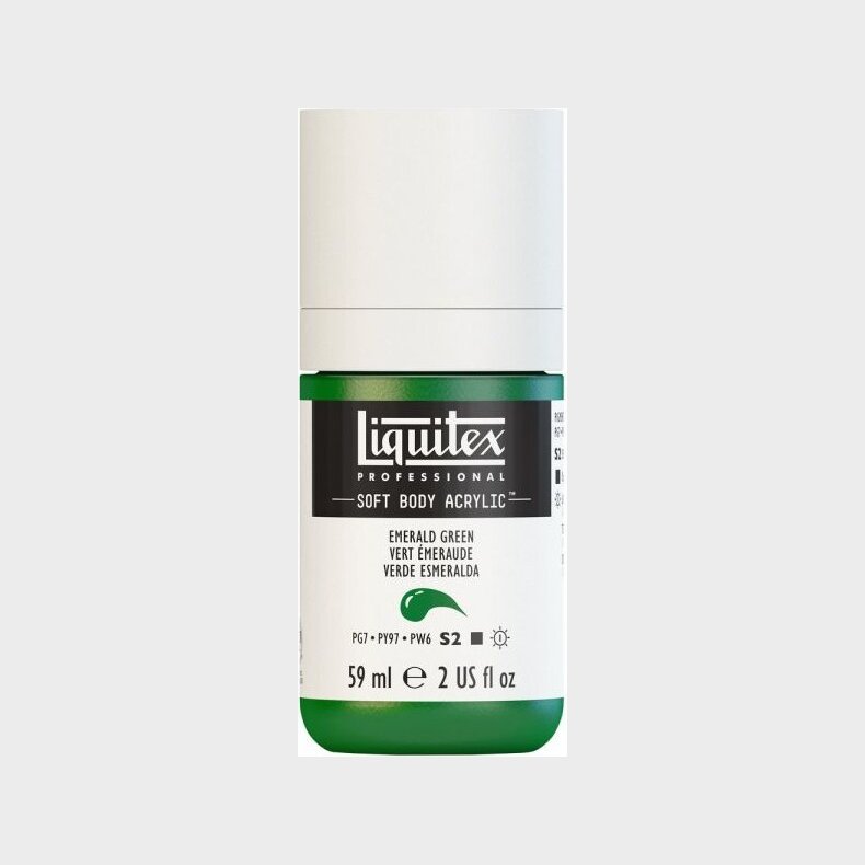 Liquitex - Akrylmaling - Soft Body - Emerald Green 59 Ml