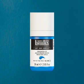 Liquitex - Akrylmaling - Soft Body - Cerulean Blue Hue 59 Ml