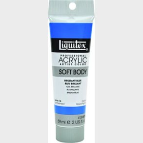 Liquitex - Akrylmaling - Soft Body - Brilliant Blue 59 Ml