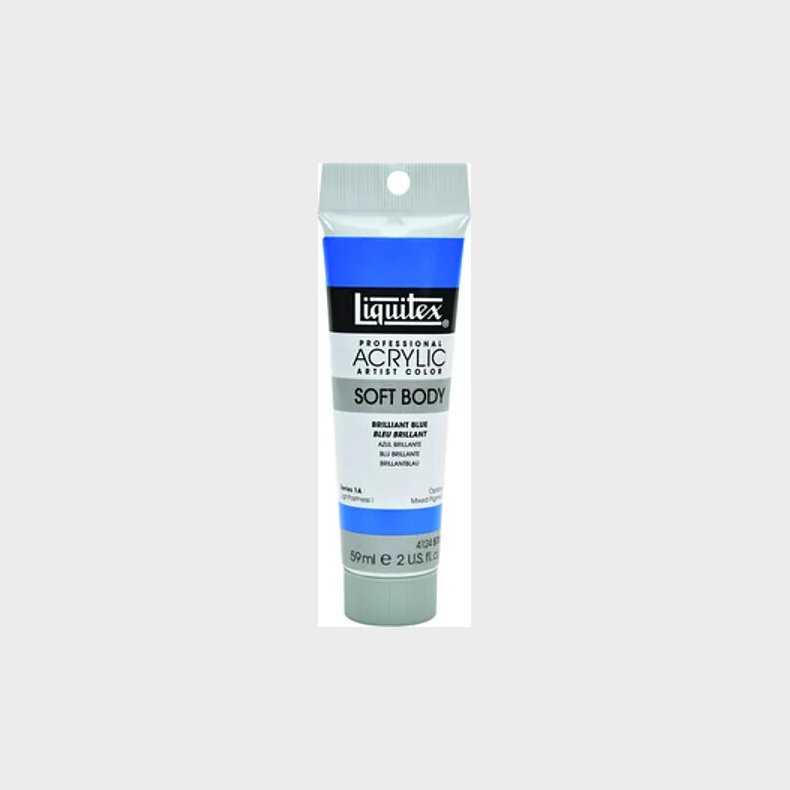 Liquitex - Akrylmaling - Soft Body - Brilliant Blue 59 Ml