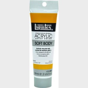 Liquitex - Akrylmaling - Soft Body - Naples Yellow Hue 59 Ml