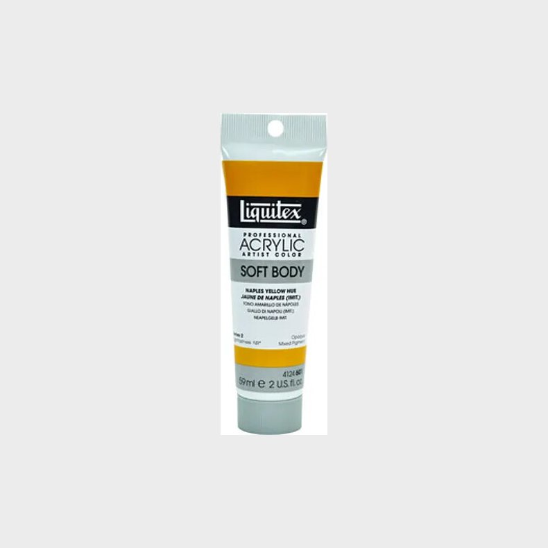 Liquitex - Akrylmaling - Soft Body - Naples Yellow Hue 59 Ml