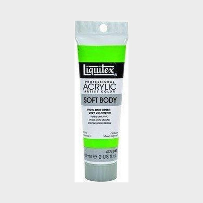 Liquitex - Akrylmaling - Soft Body - Vivid Lime Green 59 Ml