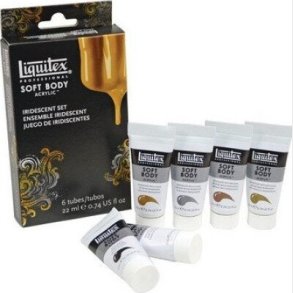 Liquitex - Soft Body Acrylic Iridescent Set 6 Pak