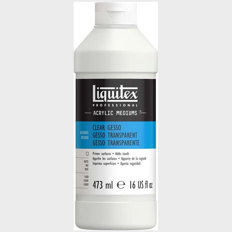 Liquitex - Gesso - Klar 473 Ml