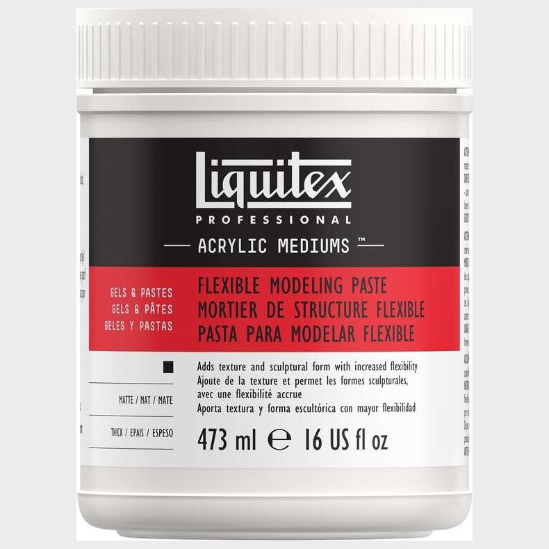 Liquitex - Flexible Modeling Paste Gel Medium - Modelleringspasta 473 Ml