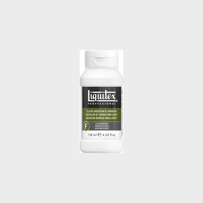 Liquitex - Gloss Medium &amp; Varnish - Blank Lak 118 Ml