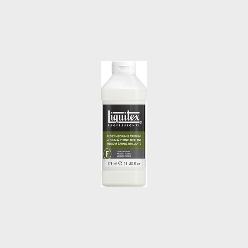 Liquitex - Gloss Medium &amp; Varnish - Blank Lak 473 Ml