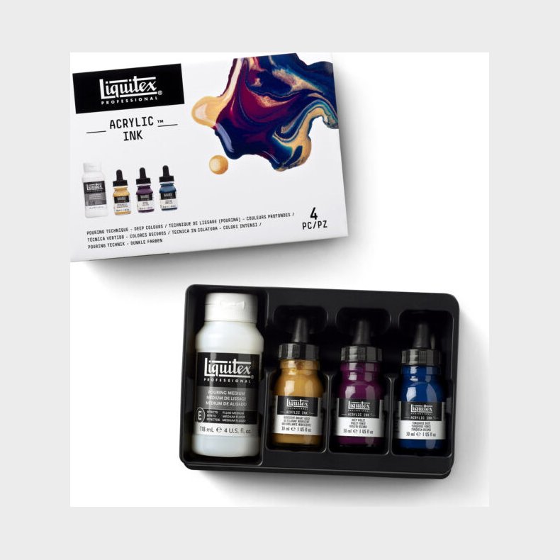 Liquitex - Acrylic Ink - Pro Ink Explore Deep Colours