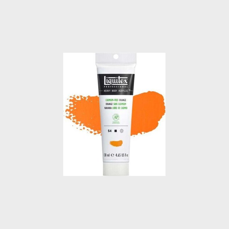 Liquitex - Akrylmaling - Heavy Body - Cad Free Orange 138 Ml