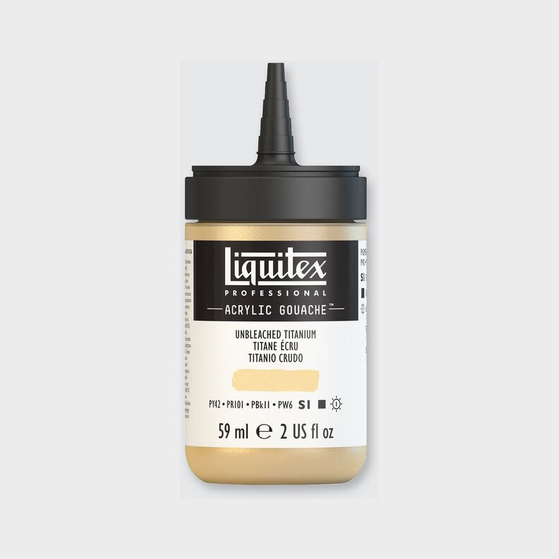 Liquitex - Gouache Akrylmaling - Unbleached Titanium 59 Ml