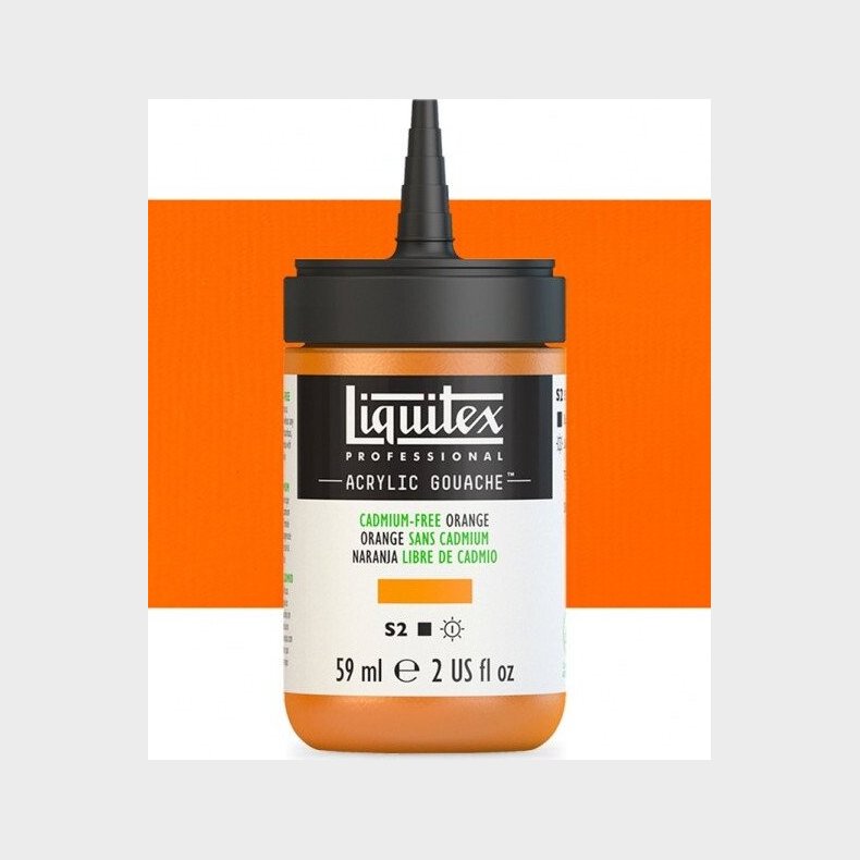 Liquitex - Gouache Akrylmaling - Cadmium Free Orange 59 Ml