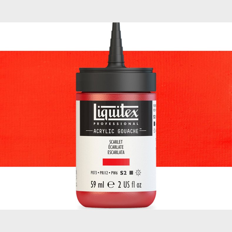 Liquitex - Gouache Akrylmaling - Scarlet 59 Ml