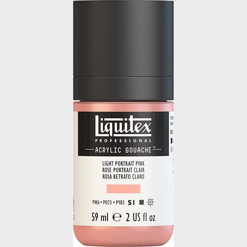 Liquitex - Gouache Akrylmaling - Fluorescent Opera Pink 59 Ml