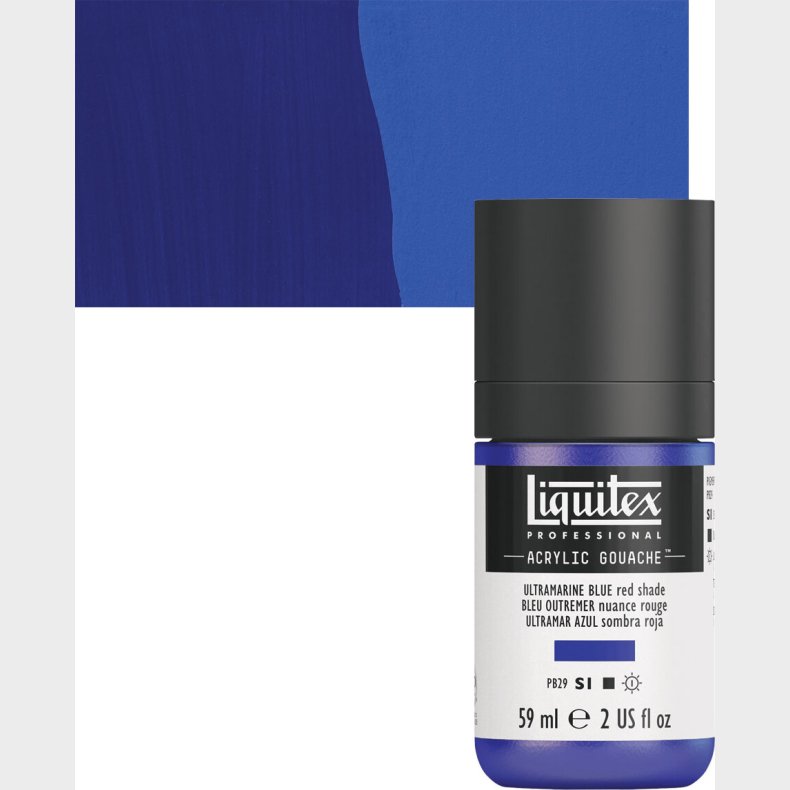 Liquitex - Gouache Akrylmaling - Ultramarine Blue - Red Shade 59 Ml