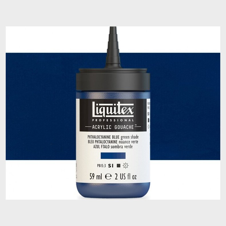 Liquitex - Gouache Akrylmaling - Phthalocyanine Blue - Green Shade 59 Ml