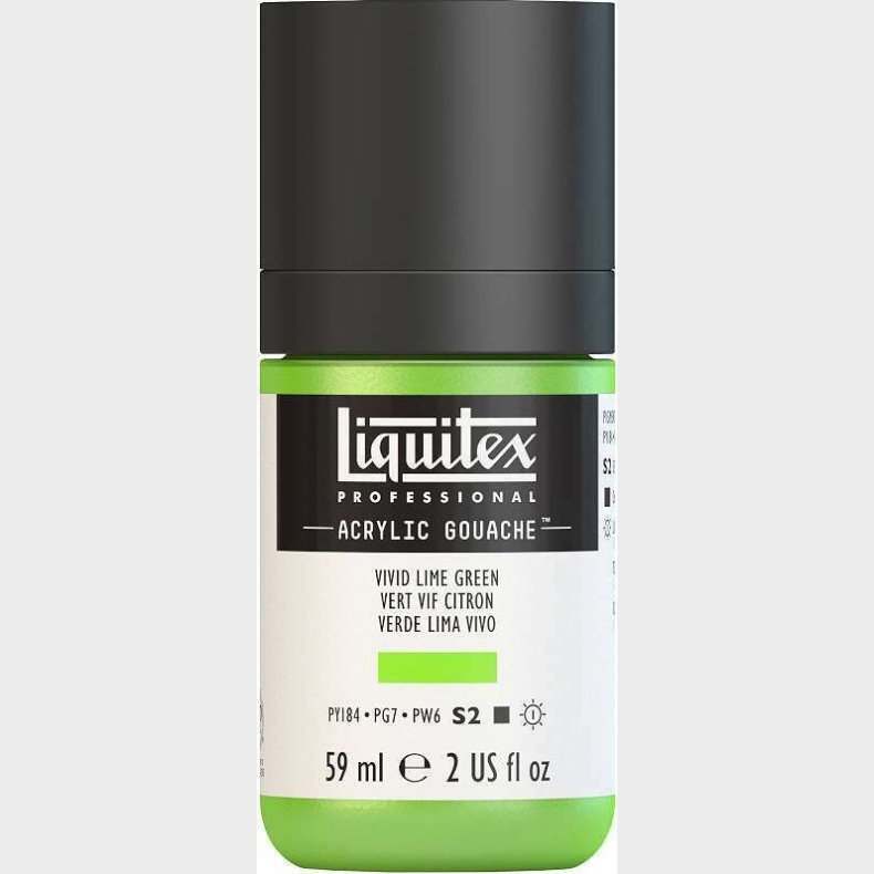 Liquitex - Gouache Akrylmaling - Vivid Lime Green 59 Ml