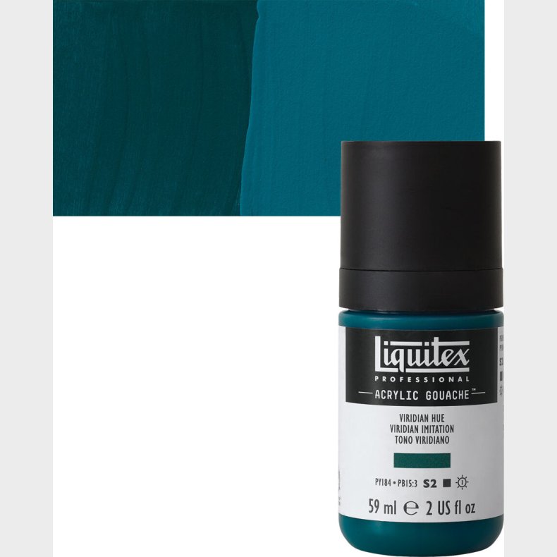 Liquitex - Akrylmaling Gouache - Viridian Hue 59 Ml