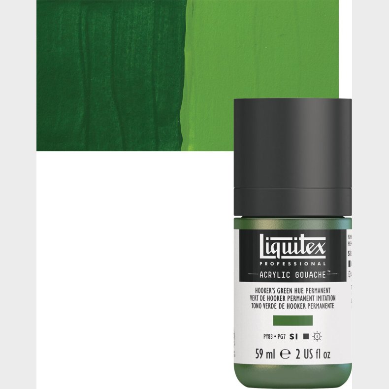 Liquitex - Gouache Akrylmaling - Hookers Green Hue Permanent 59 Ml