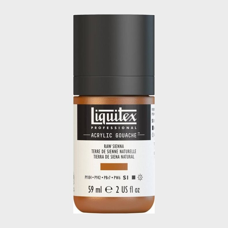 Liquitex - Gouache Akrylmaling - Raw Sienna 59 Ml