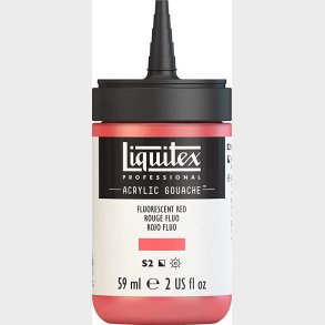 Liquitex - Gouache Akrylmaling - Fluorescent Red 59 Ml