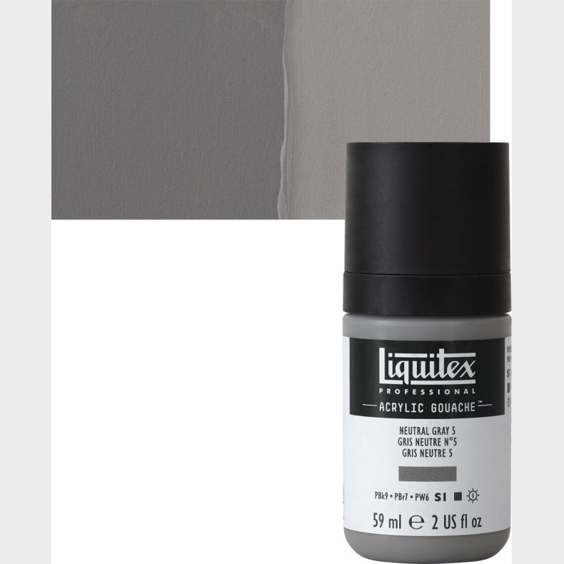 Liquitex - Gouache Akrylmaling - Neutral Grey 5 59 Ml