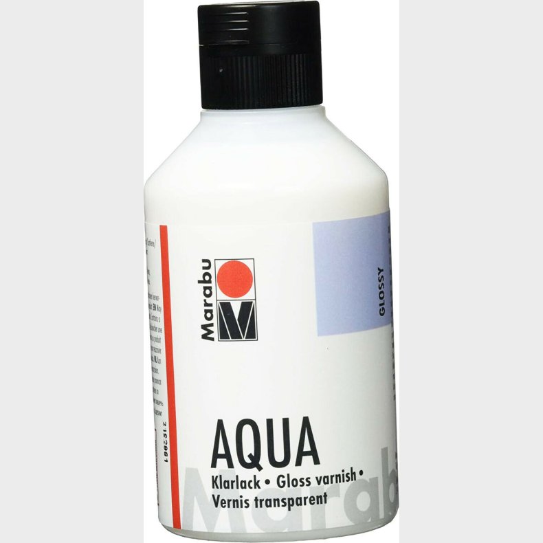 Marabu - Aqua Gloss Varnish - Klar Lak 250 Ml