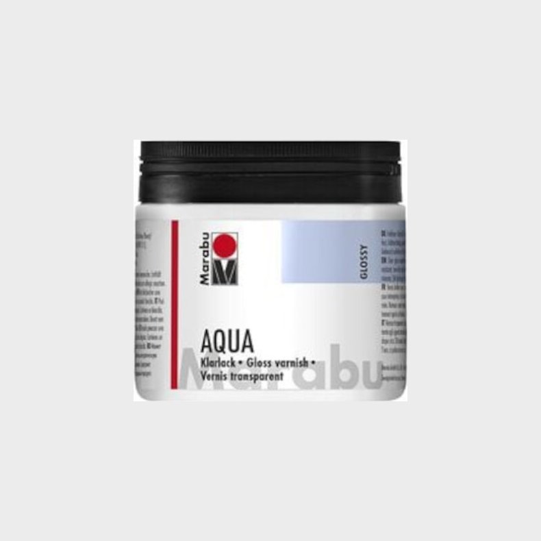 Marabu - Aqua Gloss Varnish - Klar Lak Til Malerier 500 Ml