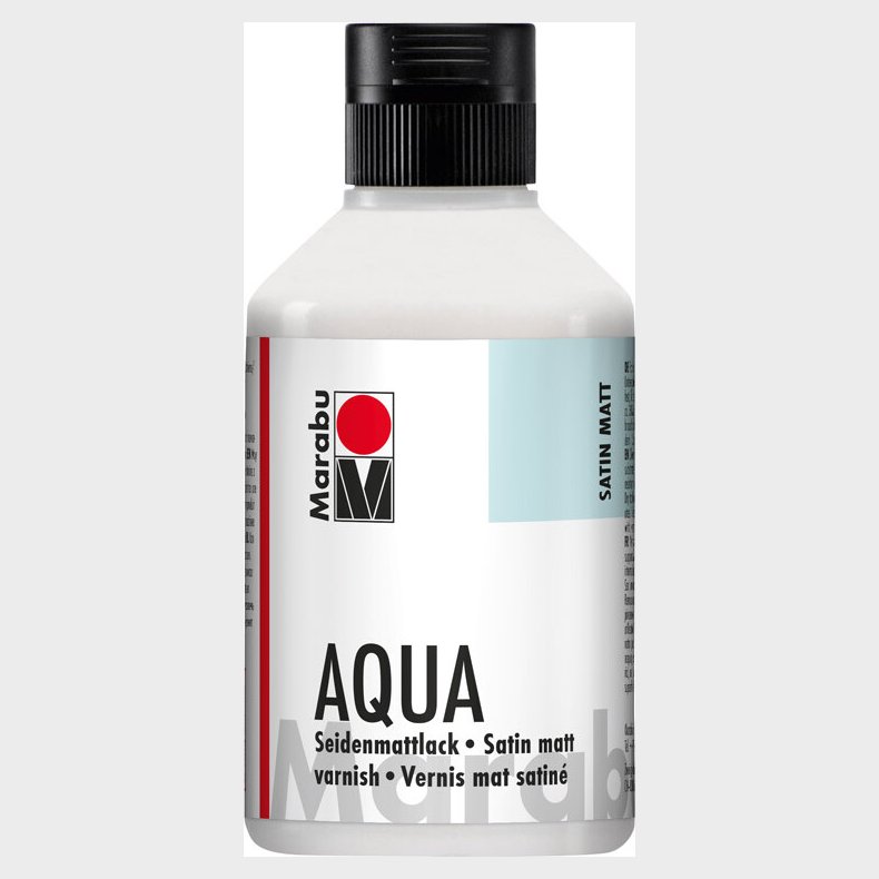 Marabu - Aqua Satin Mat Varnish - Silkemat Lak 250 Ml