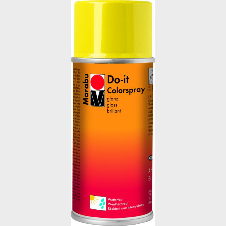Marabu - Do It Spray Maling - Gul 150 Ml