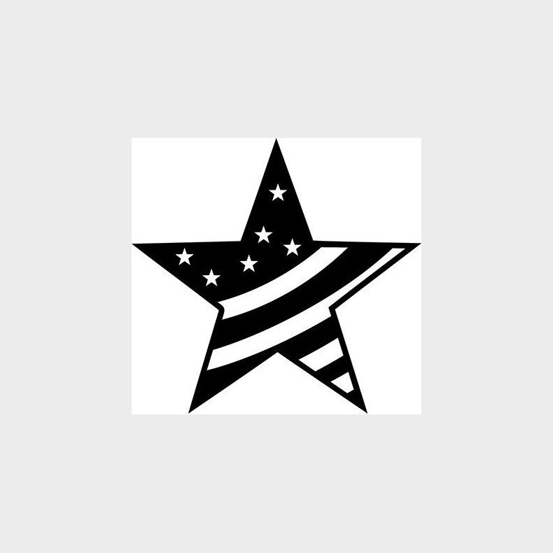 Marabu - Art Stencil - Skabelon - Stjerne