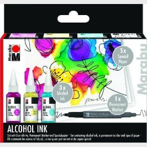 Marabu - Alcohol Ink St - Blomster - 3x20 Ml