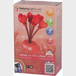 Hjerte Lampe - 23 Cm