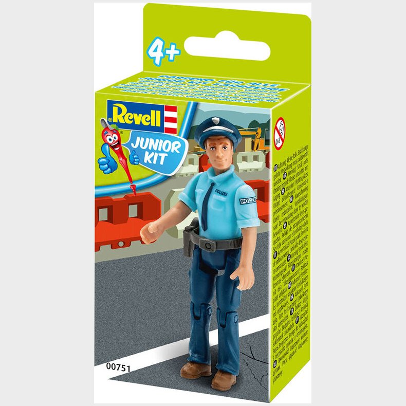 Revell Junior Kit - Politibetjent Figur - 8 Cm - 00751