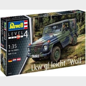 Revell - Lkw Gl Leicht Wolf Bil Byggest - 1:35 - Level 4 - 03277