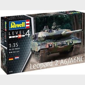 Revell - Leopard 2 A6 Tank Byggest - 1:35 - 03281