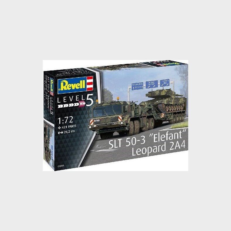 Revell - Slt 50-3 Elefant Lastbil Byggest - 1:72 - Level 5 - 03311