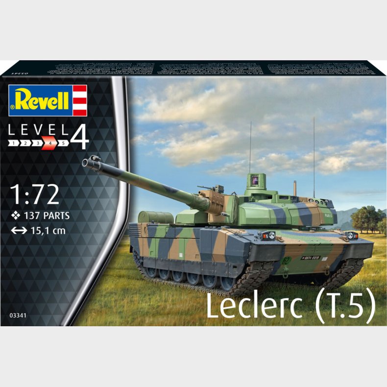 Revell - Leclerc T.5 Tank Byggest - 1:72 - Level 4 - 03341