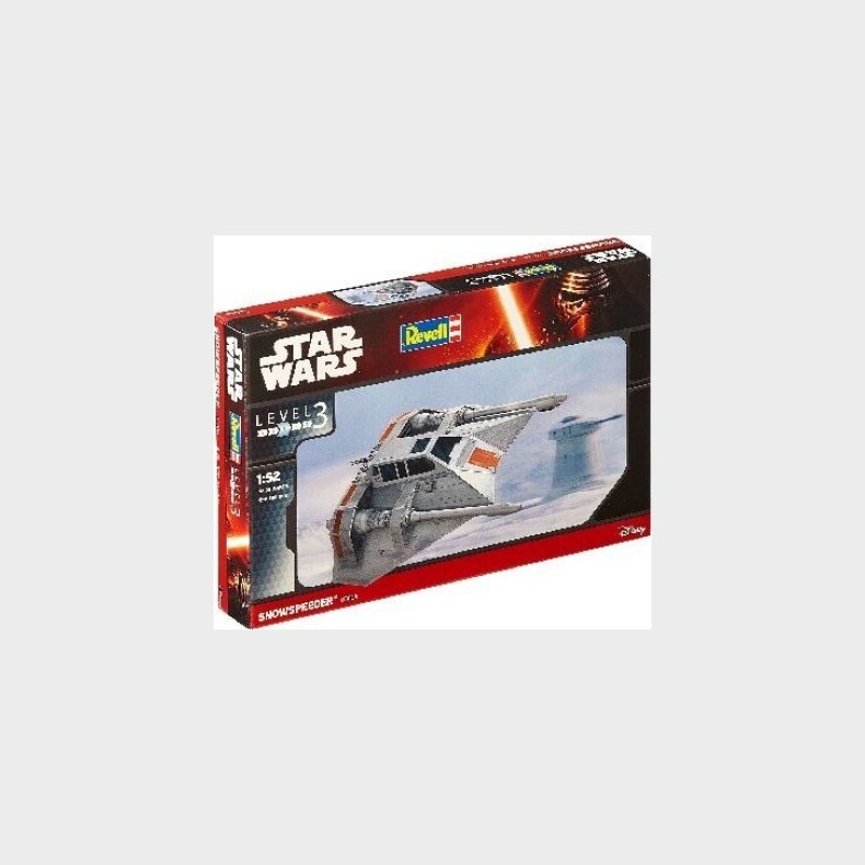 Revell - Star Wars Snowspeeder Rumskib Byggest - 1:52 - Level 3 - 03604