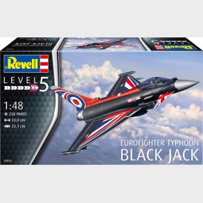 Revell - Eurofighter Typhoon Black Jack Fly Byggest - 1:48 - Level 5 - 03820